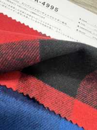 K-4995 8/1 Puffer Check Shaggy Fuzzy[Textile / Fabric] Kuwamura Textile Sub Photo