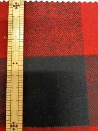 K-4995 8/1 Puffer Check Shaggy Fuzzy[Textile / Fabric] Kuwamura Textile Sub Photo