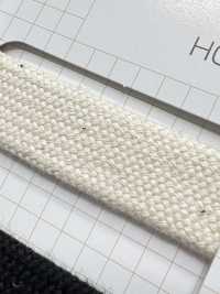 HC-1060 Extra Thick Flat Cotton String Coarse Grain[Ribbon Tape Cord] No Name Sub Photo