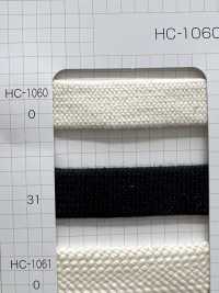 HC-1060 Extra Thick Flat Cotton String Coarse Grain[Ribbon Tape Cord] No Name Sub Photo