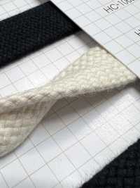 HC-1061 Extra Thick Flat Cotton String Stone Grain[Ribbon Tape Cord] No Name Sub Photo