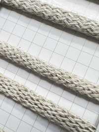 HR-1026 Linen Blend Knitted Bag S[Ribbon Tape Cord] No Name Sub Photo