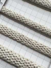 HR-1027 Linen Blend Knitted Bag M[Ribbon Tape Cord] No Name Sub Photo