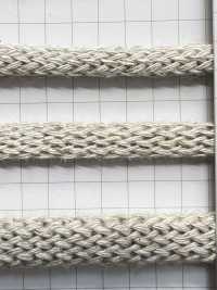 HR-1027 Linen Blend Knitted Bag M[Ribbon Tape Cord] No Name Sub Photo