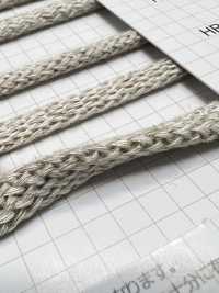 HR-1028 Linen Blend Knitted Bag L[Ribbon Tape Cord] No Name Sub Photo