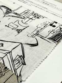 28117 Linen Loomstate With Landscape Print And Angel Soft Processing[Textile / Fabric] SUNWELL Sub Photo