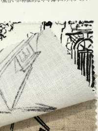 28117 Linen Loomstate With Landscape Print And Angel Soft Processing[Textile / Fabric] SUNWELL Sub Photo