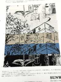 28117 Linen Loomstate With Landscape Print And Angel Soft Processing[Textile / Fabric] SUNWELL Sub Photo