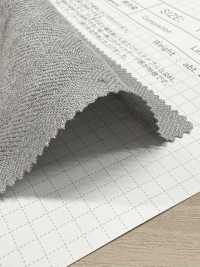 OS2514 Linen 1/40 Herringbone Charcoal Dyed Persimmon Tannin Dyed[Textile / Fabric] SHIBAYA Sub Photo