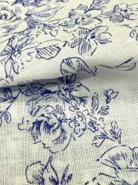 KP9073 Hand-drawn Floral Print Lawn(Round Roll)[Textile / Fabric] COSMO TEXTILE Sub Photo