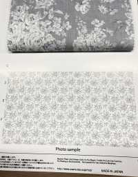 KP9073-DR Handwritten Floral Print Lawn(Half-fold)[Textile / Fabric] COSMO TEXTILE Sub Photo