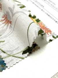 28118 Linen Loomstate With Watercolor Print And Angel Soft Processing[Textile / Fabric] SUNWELL Sub Photo