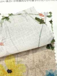 28118 Linen Loomstate With Watercolor Print And Angel Soft Processing[Textile / Fabric] SUNWELL Sub Photo