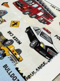 AP51207 Working Car Oxford(Round Roll)[Textile / Fabric] COSMO TEXTILE Sub Photo