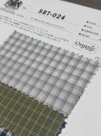 SBT-024 Organic Mini Check Wash Finish[Textile / Fabric] Kuwamura Textile Sub Photo
