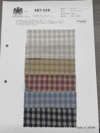 SBT-026 Organic Dobby Check[Textile / Fabric] Kuwamura Textile Sub Photo