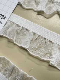 HW-3034 Organza Frill Stretch Tape[Ribbon Tape Cord] No Name Sub Photo