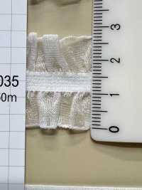HW-3035 Organza Double Ruffle Stretch Tape[Ribbon Tape Cord] No Name Sub Photo