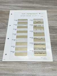 HW-3036 Organza Ruffle With Gold Glitter And Stretch Tape[Ribbon Tape Cord] No Name Sub Photo