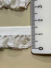 HW-3037 Organza Ruffle With Silver Glitter And Stretch Tape[Ribbon Tape Cord] No Name Sub Photo