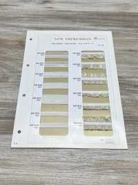 HW-3037 Organza Ruffle With Silver Glitter And Stretch Tape[Ribbon Tape Cord] No Name Sub Photo