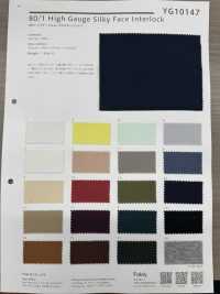 YG10147 80/1 High Circular Interlock Knitting Smooth Silky Face[Textile / Fabric] YAGI Sub Photo