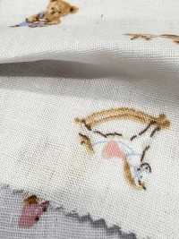 AP55205-DR Pastel Animal Double Gauze (Half Fold)[Textile / Fabric] COSMO TEXTILE Sub Photo