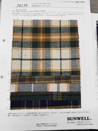 26139 Yarn-dyed 20 Thread Viyella Check[Textile / Fabric] SUNWELL Sub Photo