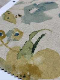 7026-700-6 CL Loomstate With Watercolor Floral Pattern[Textile / Fabric] HOKKOH Sub Photo