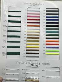 K-302 Thick 16 Yarn Dyed Polyester Cord[Ribbon Tape Cord] RIVER Sub Photo