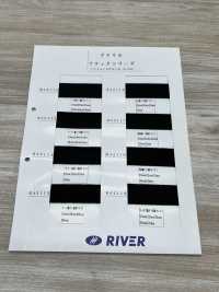 RA2115 Acrylic Black Series Cole Weave[Ribbon Tape Cord] RIVER Sub Photo