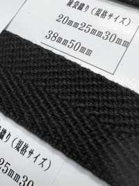 RA2118 Acrylic Black Series Thick Twill[Ribbon Tape Cord] RIVER Sub Photo