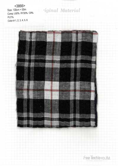 3866 Linen Rayon Check