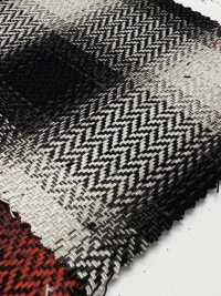 SBT-009 8/1 Organic Heavy Herringbone Ombre Check[Textile / Fabric] Kuwamura Textile Sub Photo