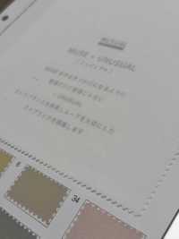 BD8455 Polyester/cotton Blended Typewriter Cloth Modern Processing[Textile / Fabric] COSMO TEXTILE Sub Photo