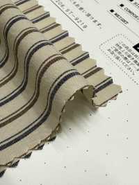 ST-9210 60/1 Typewriter Cloth Stripe (Wash Finish Finish)[Textile / Fabric] Kuwamura Textile Sub Photo