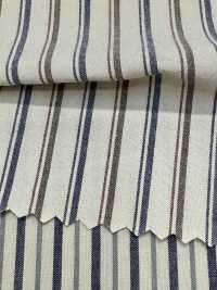 ST-9210 60/1 Typewriter Cloth Stripe (Wash Finish Finish)[Textile / Fabric] Kuwamura Textile Sub Photo