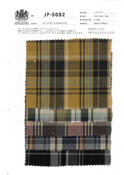 JP-5052 8/1 Heavy Twill Check