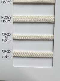 CK-20 Cotton Cord For Piece Dyeing[Ribbon Tape Cord] RIVER Sub Photo