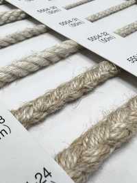 5504-23 Linen Series Round Cord Eight-Ply[Ribbon Tape Cord] RIVER Sub Photo