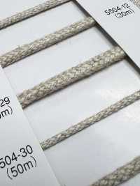 5504-29 Linen Series Round Cord 16-Ply[Ribbon Tape Cord] RIVER Sub Photo