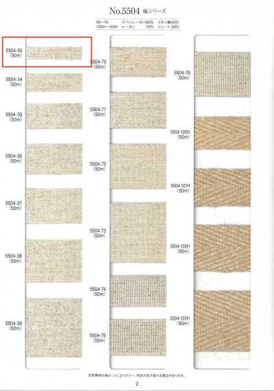 Linen Series Twill Tape
