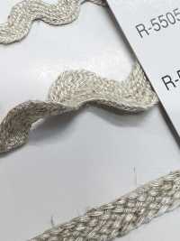 R-5505-23L Linen Series Mountain Path Braid[Ribbon Tape Cord] RIVER Sub Photo