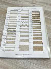 R-5505-23L Linen Series Mountain Path Braid[Ribbon Tape Cord] RIVER Sub Photo