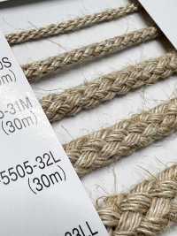 R-5505-31M Linen Series Eight-Ply Cord[Ribbon Tape Cord] RIVER Sub Photo
