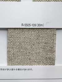 R-5505-109 Linen Series Rubber Tape[Ribbon Tape Cord] RIVER Sub Photo