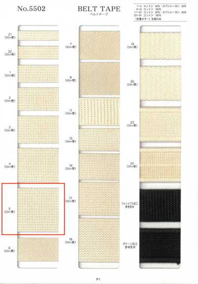 Belt Tape, Woven