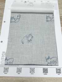 1026-648-1 60 Lawn Embroidery Cat[Textile / Fabric] HOKKOH Sub Photo