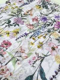 DP-5000-4 60 Lawn Digital Print Vertical Flowing Flowers[Textile / Fabric] HOKKOH Sub Photo