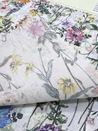 DP-5000-4 60 Lawn Digital Print Vertical Flowing Flowers[Textile / Fabric] HOKKOH Sub Photo